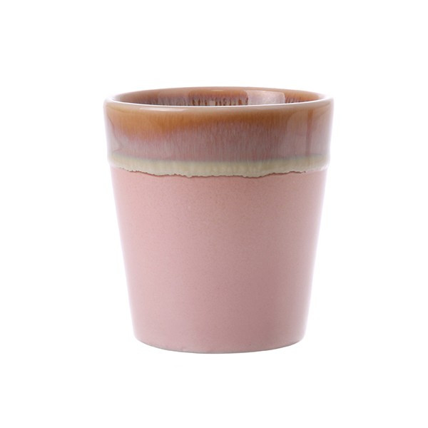 Cana roz din ceramica 200 ml Lana HKliving