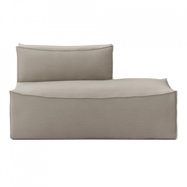Canapea modulara bej din textil 150 cm Catena Open Right Ferm Living