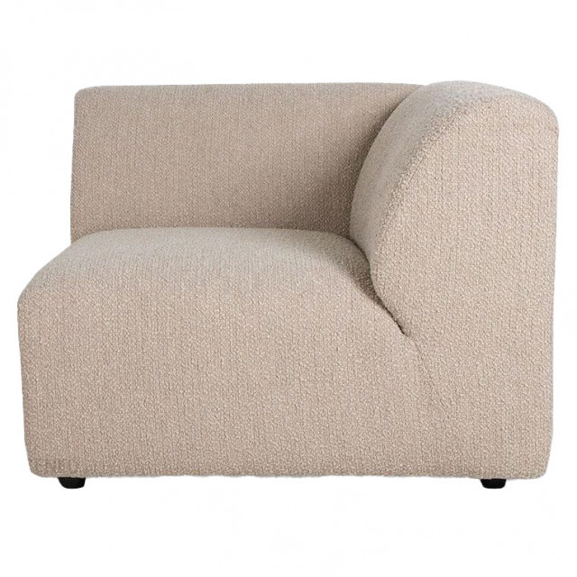 Canapea modulara grej din textil 94 cm Jax Right HKliving