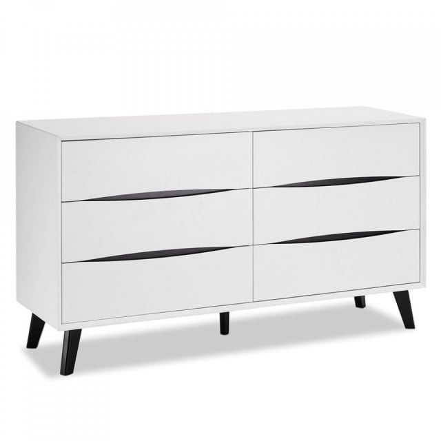 Comoda alba 140 cm Lyon Furnhouse