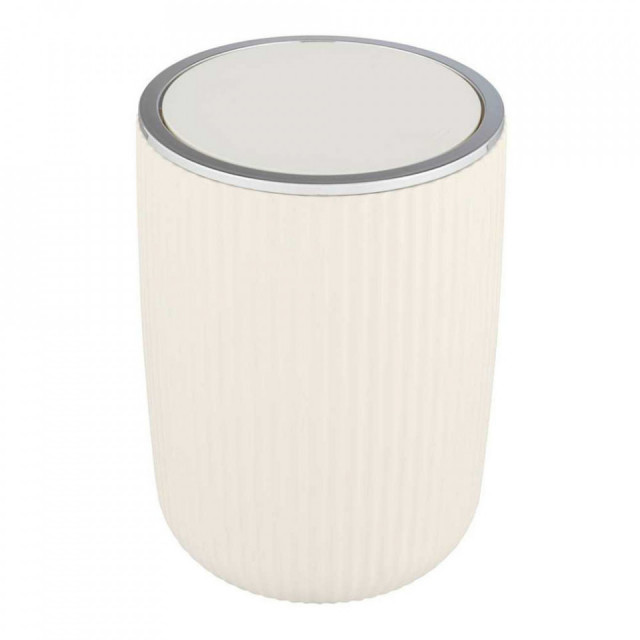 Cos de gunoi alb antic din plastic 5,5 L Agropoli Wenko