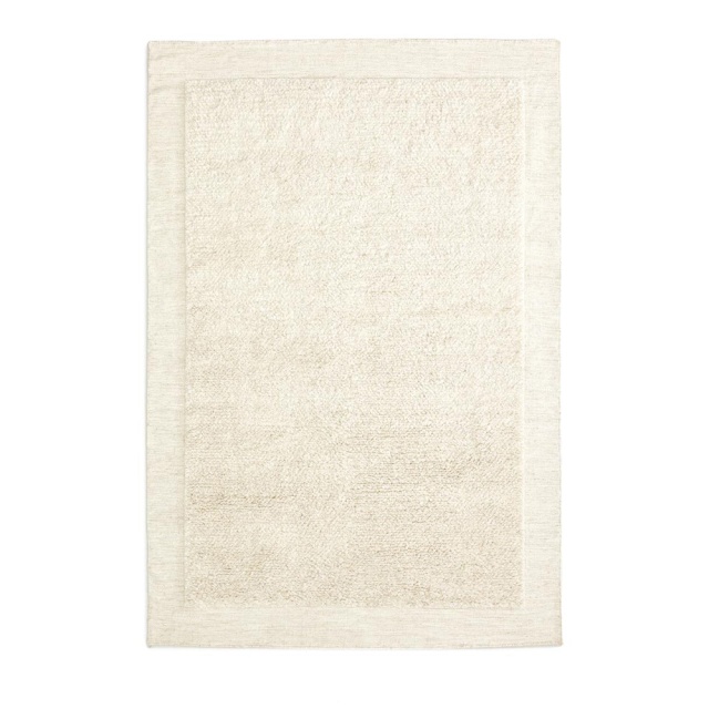 Covor alb din fibre naturale 160x230 cm Marely Kave Home