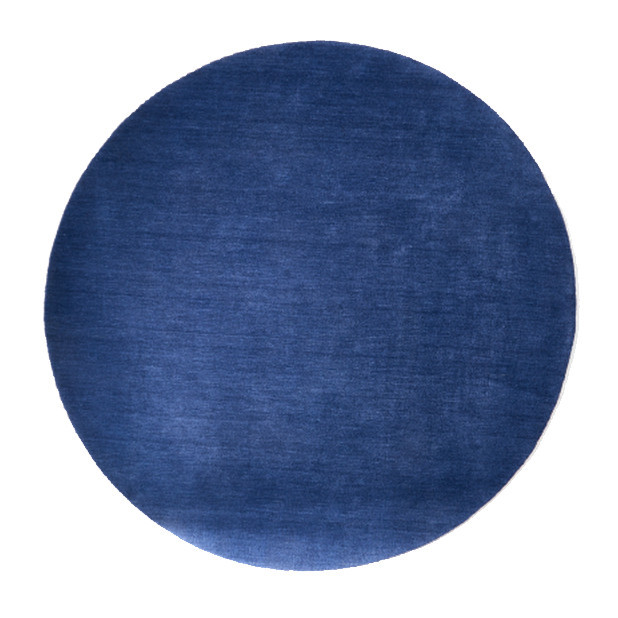 Covor albastru inchis din lana 200 cm Outline Pols Potten