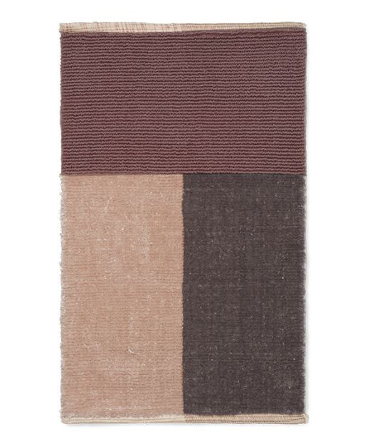 Covor multicolor din fibre 50x80 cm Pile Ferm Living