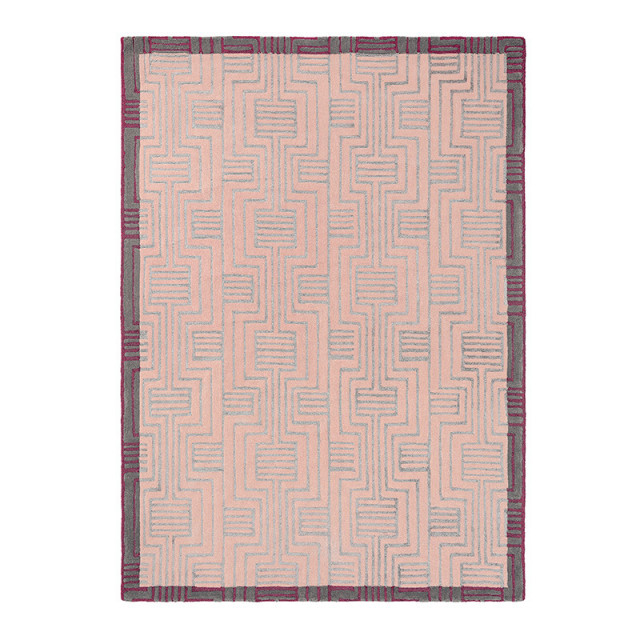 Covor multicolor din fibre TB Kinmo-Pink Brink & Campman (diverse dimensiuni)