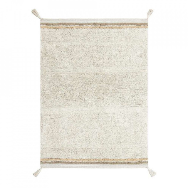 Covor pentru copii bej din bumbac 120x160 cm Bloom Lorena Canals