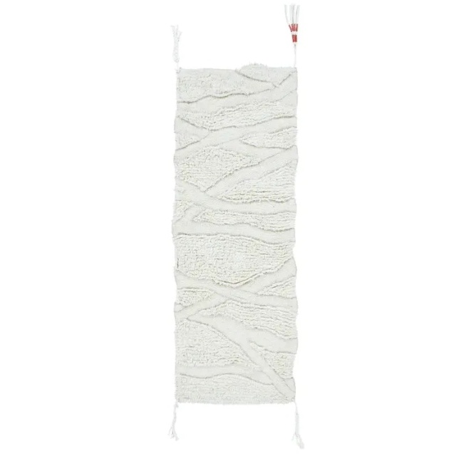 Covor pentru copii ivoriu din fibre naturale 70x200 cm Enkang Lorena Canals