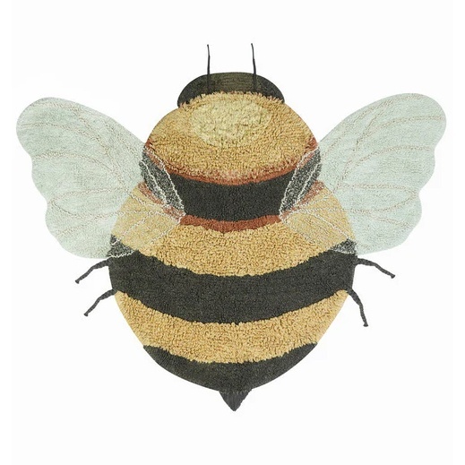 Covor pentru copii multicolor din bumbac 115x150 cm Bee Lorena Canals