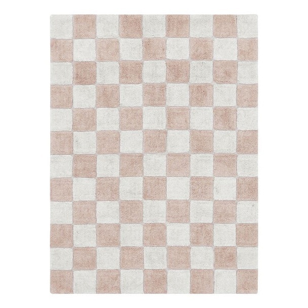 Covor roz/crem din bumbac 140x200 cm Tiles Lorena Canals