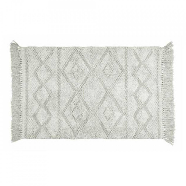 Covoras baie gri din bumbac 60x90 cm Urla Wenko