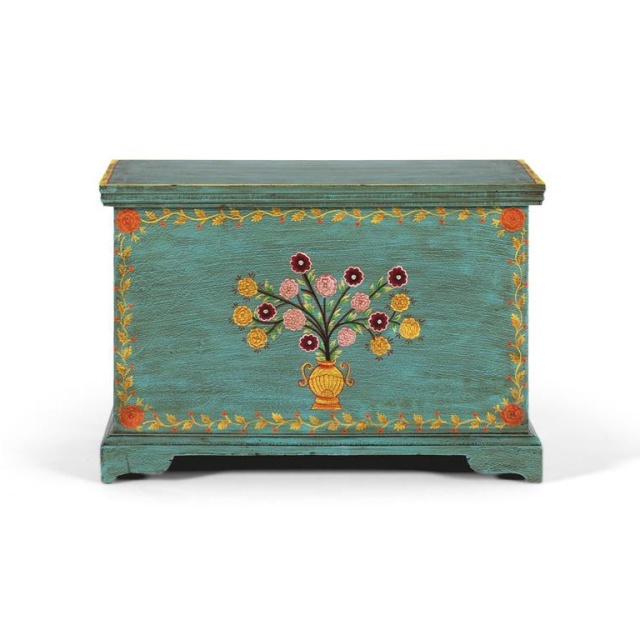 Cufar multicolor din lemn Flowers Giner y Colomer