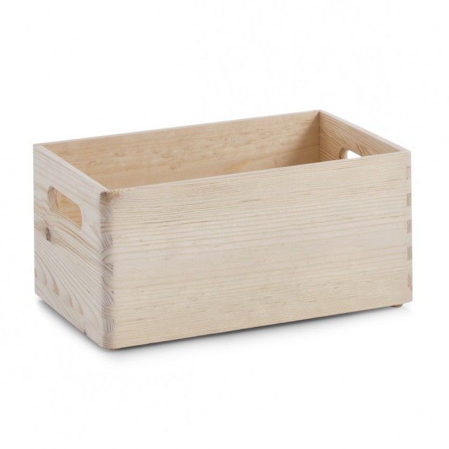 Cutie depozitare maro din lemn 20x30 cm Softwood Zeller