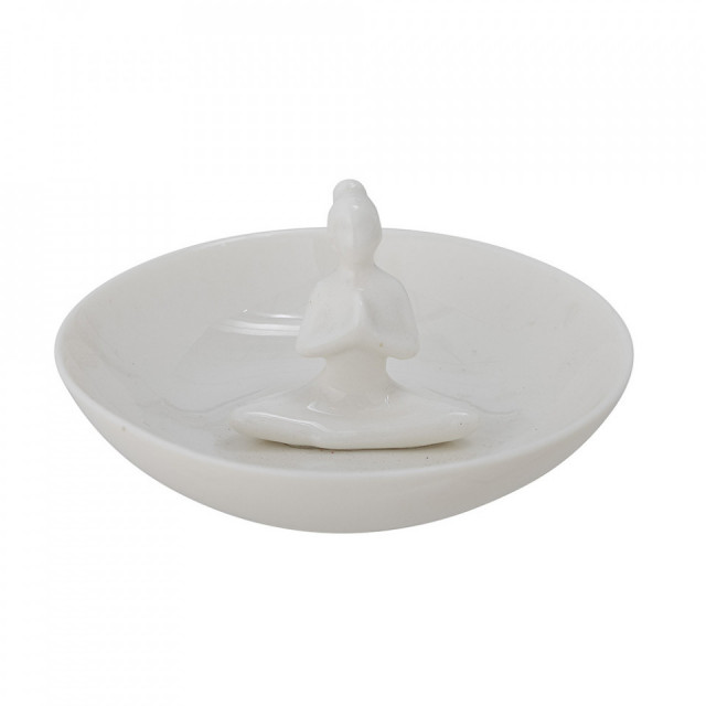 Decoratiune alba din ceramica 5 cm Yara Bloomingville