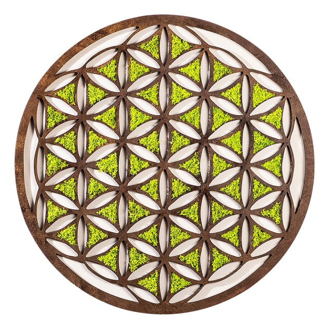 Decoratiune de perete multicolora 44 cm Geometric The Home Collection