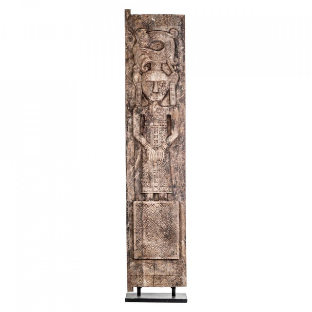 Decoratiune maro din lemn si fier 192 cm Egipto Vical Home