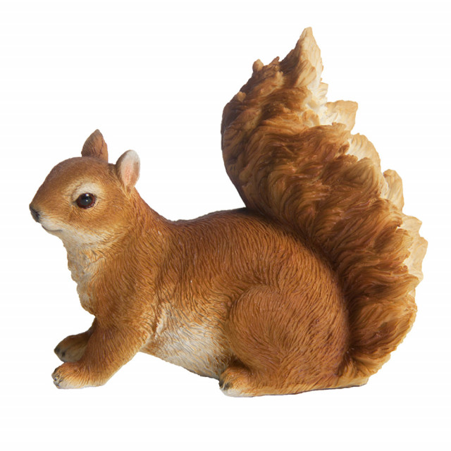 Decoratiune maro din polirasina 13 cm Squirrel S Esschert Design