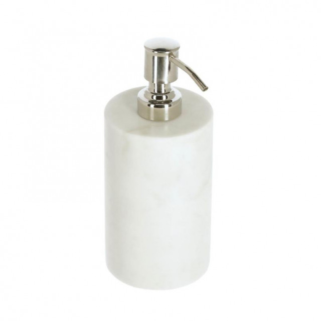 Dispenser sapun lichid alb din marmura si metal 200 ml Elenei Kave Home