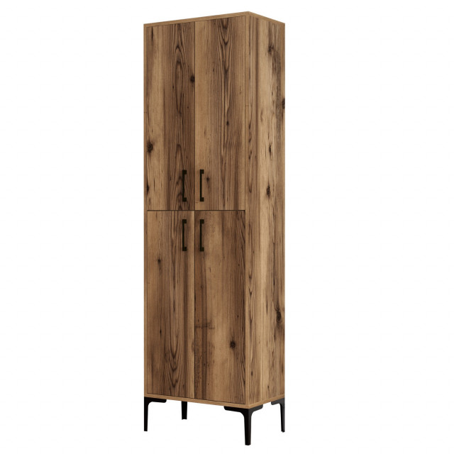 Dulap maro din lemn 200 cm Berlin The Home Collection