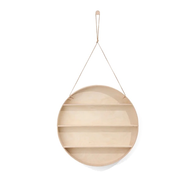 Etajera de perete maro din lemn 55 cm Dorm Ferm Living
