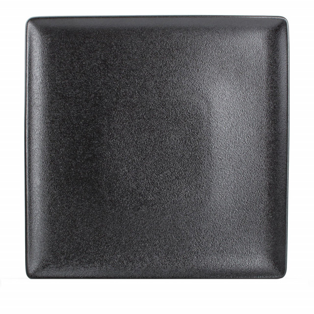 Farfurie intinsa neagra din ceramica 26x26 cm Dusk Fine2Dine