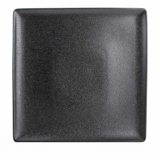 Farfurie intinsa neagra din portelan 26x26 cm Dusk Fine2Dine