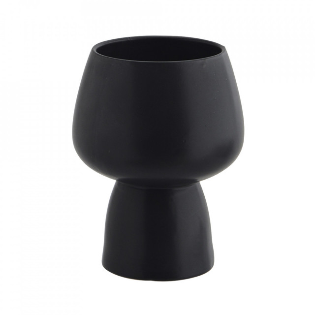 Ghiveci negru din ceramica 16 cm Wembley Madam Stoltz