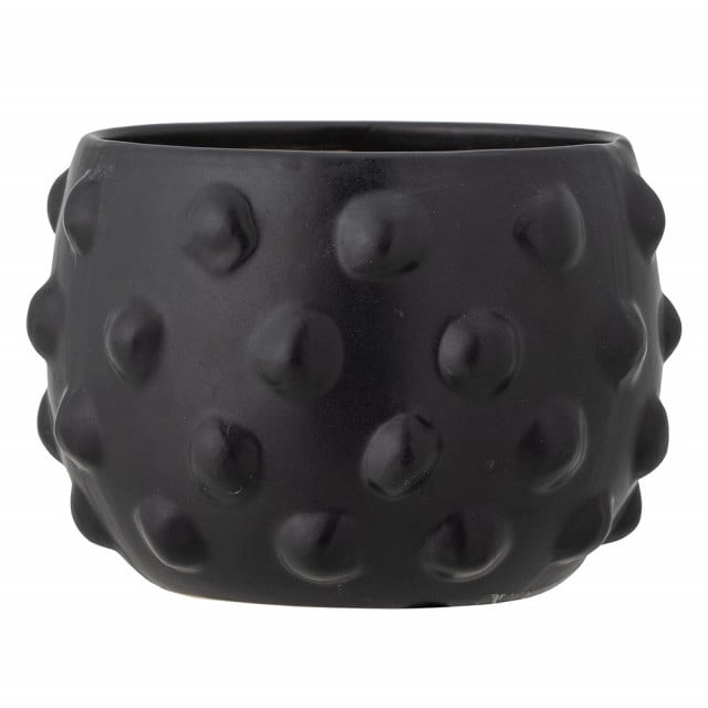 Ghiveci negru din ceramica 17 cm Parvin Bloomingville