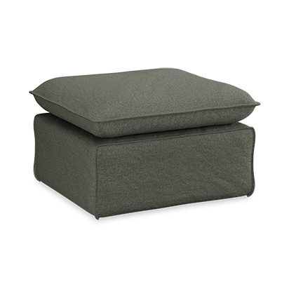 Husa pentru taburet verde army din bumbac 65x72 cm Nomad HKliving