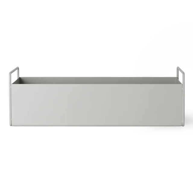 Jardiniera gri din metal Avi Small Ferm Living