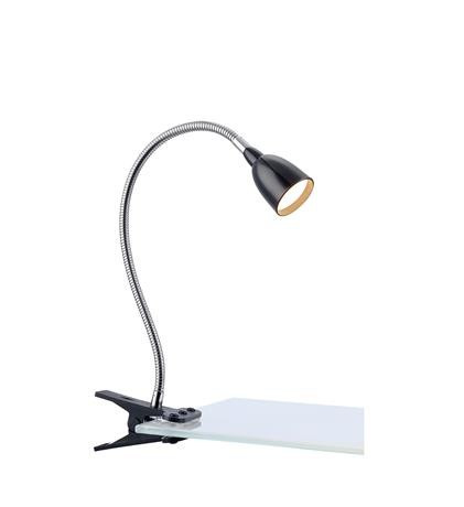Lampa birou ajustabila neagra din metal 40 cm Tulip Clip Markslojd