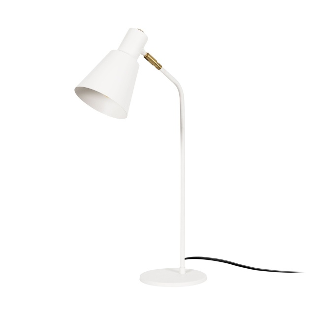 Lampa birou alba din metal 50 cm Sivani M The Home Collection