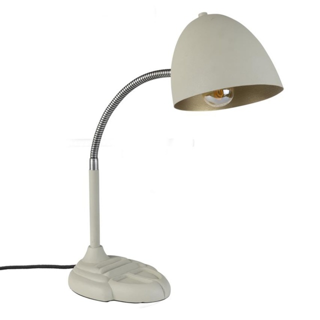 Lampa birou bej din metal 51 cm Janna Dutchbone