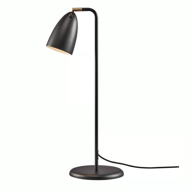 Lampa birou neagra din metal 66 cm Nexus Nordlux