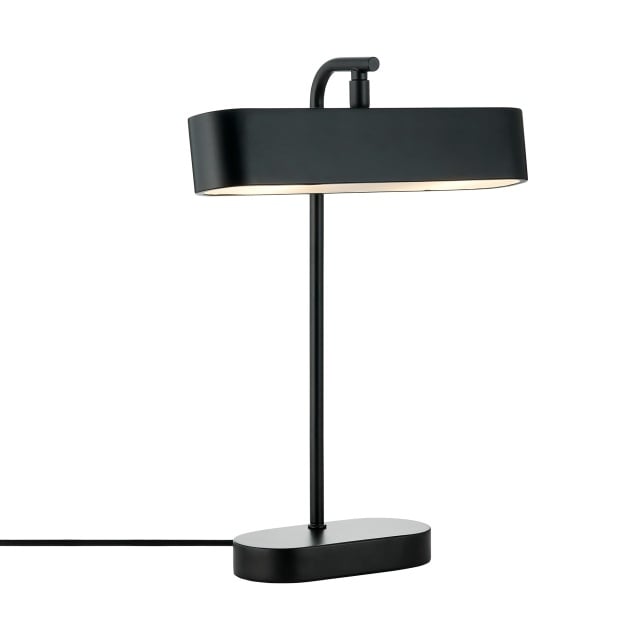 Lampa birou neagra din metal cu 2 becuri 41 cm Merlin Nordlux