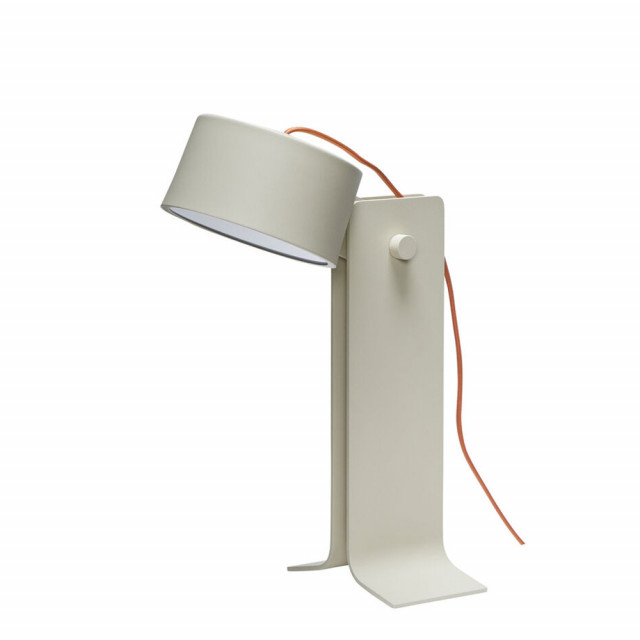 Lampa de birou crem din metal 32 cm Crea Hubsch