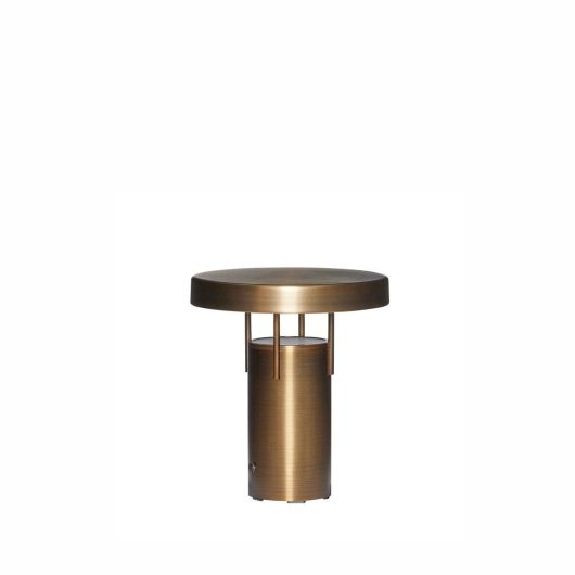 Lampa portabila dimabila de birou maro alama din metal 20 cm BringMe Hubsch