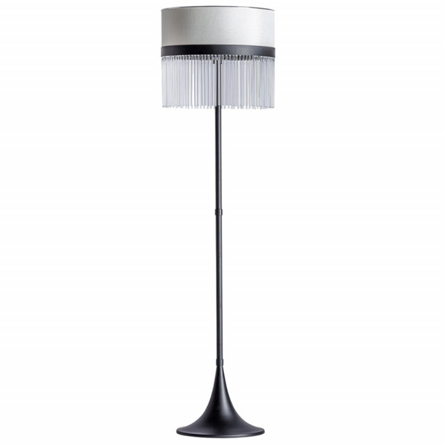 Lampadar alb/negru din metal 169 cm Lurch Vical Home