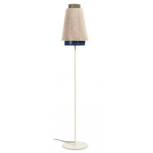 Lampadar bej din fibre naturale 163 cm Yuvia Kave Home