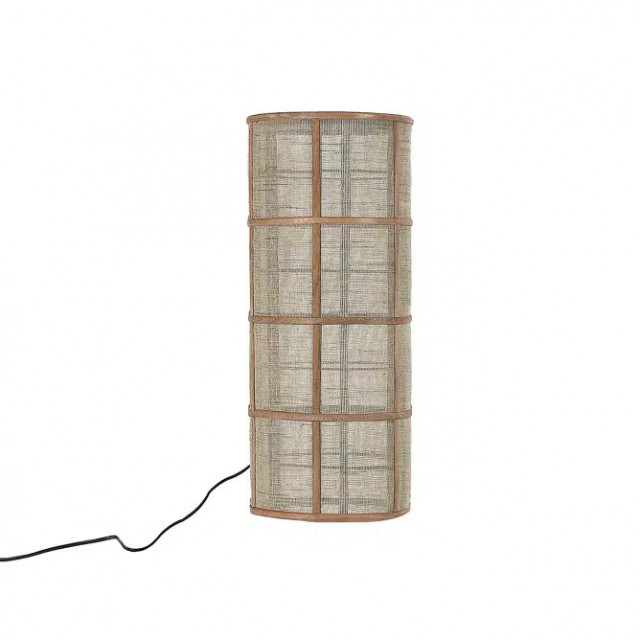 Lampadar maro din bambus si in 60 cm Khong Pomax