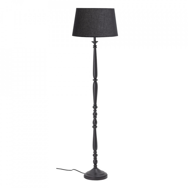 Lampadar negru din lemn si in 158 cm Callie Bloomingville