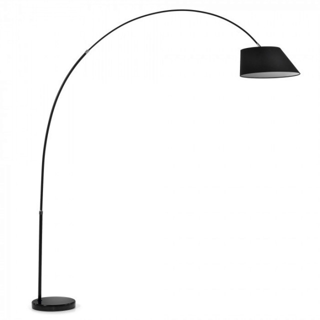 Lampadar negru din marmura 220 cm May Kave Home