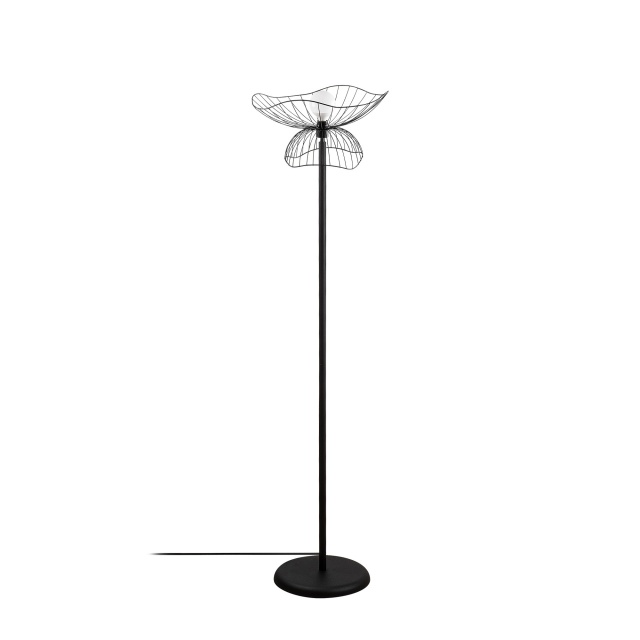 Lampadar negru din metal 148 cm Farac The Home Collection