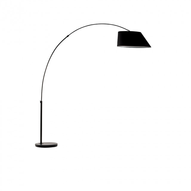 Lampadar negru din metal 215 cm Arc Zuiver