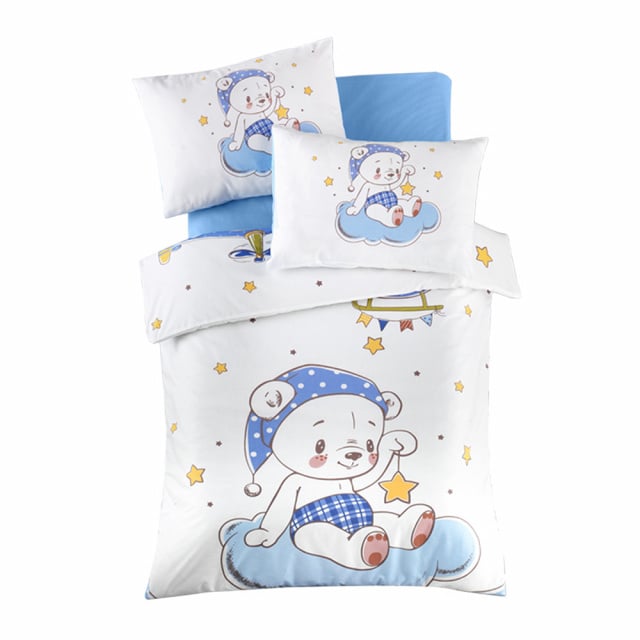 Lenjerie pat multicolora din bumbac Goodnight The Home Collection
