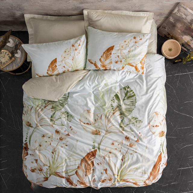 Lenjerie pat multicolora din bumbac Luster The Home Collection
