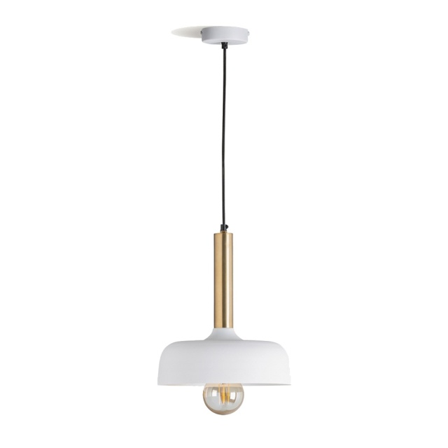 Lustra alba/aurie din metal Ukas Vical Home