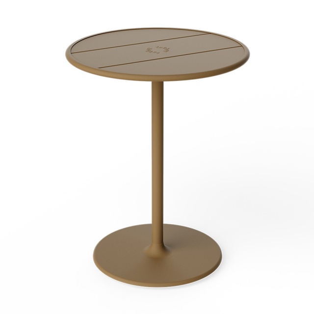 Masa bistro exterior maro mochaccino din metal 60 cm Fred's Fatboy