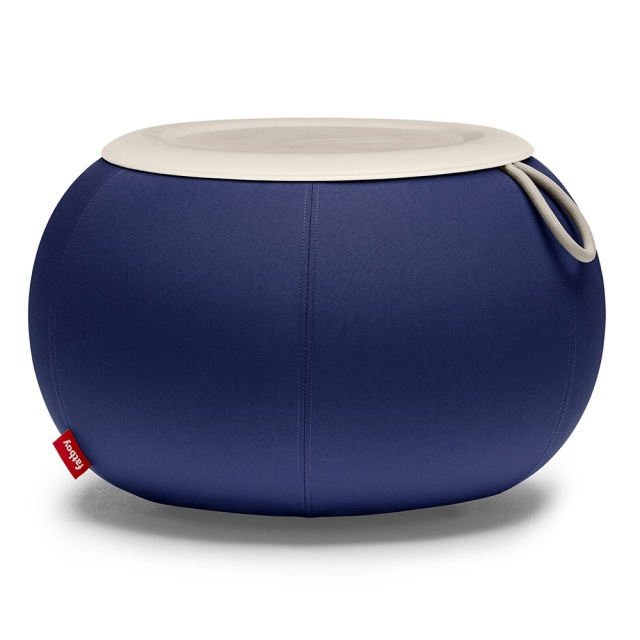 Masa de cafea gonflabila pentru exterior albastru din textil 65 cm Humpty Fatboy