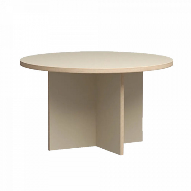 Masa dining crem 129 cm Jeff HKliving