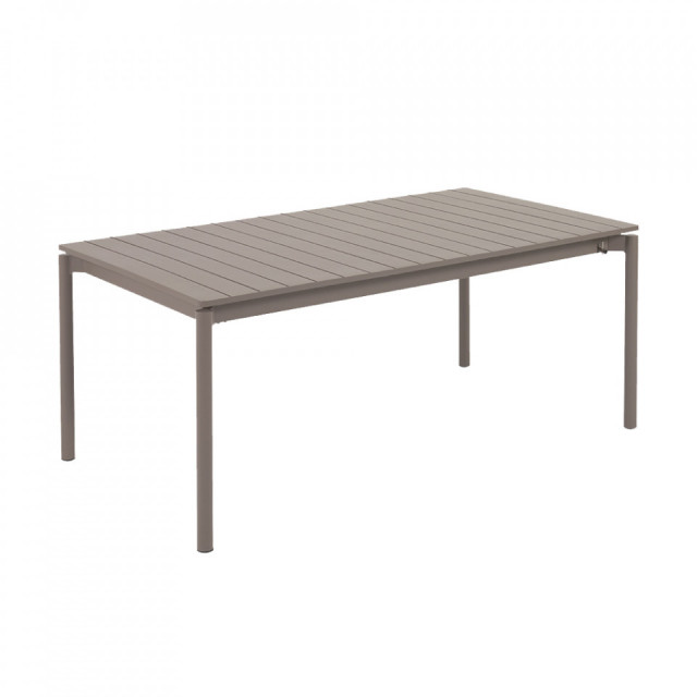 Masa dining extensibila pentru exterior maro din aluminiu 100x180(240) cm Zaltana Kave Home